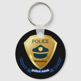 Polisdetektiver, nationell polisvecka 2023 nyckelring
