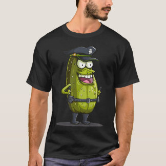 Polisdill För Rolig Grönsak Och Officerare Kärlek T Shirt