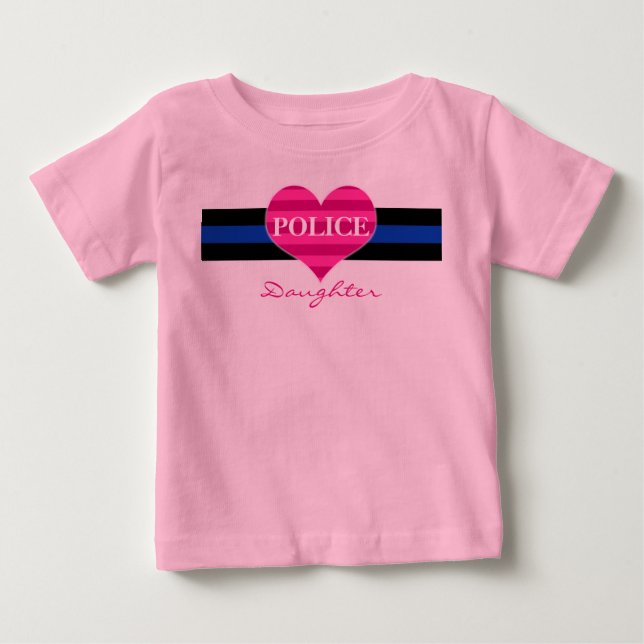PolisdotterSMÅBARN Tee Shirt (Framsida)