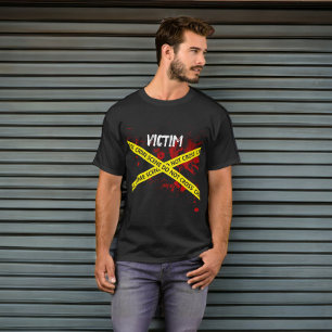 Polisen Crime Scene Tape Murder Mystoppoffer T Shirt