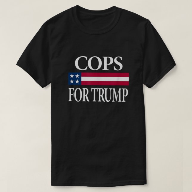Polisen för trumpskjorta t shirt (Design framsida)