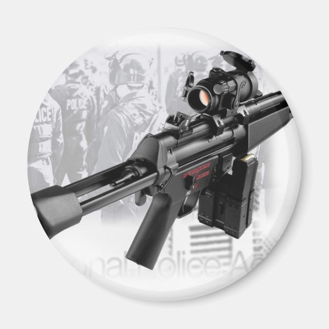 Polisen Gun Magnet (Framsidan)