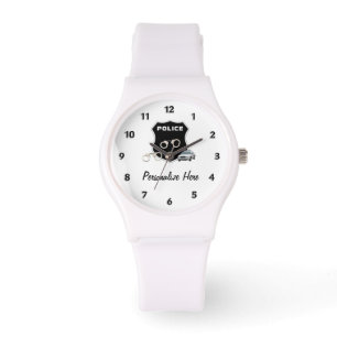 Polisen haffar logotypen armbandsur