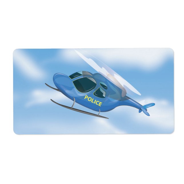 Polisen Helicopter Fraktsedel (Framsidan)