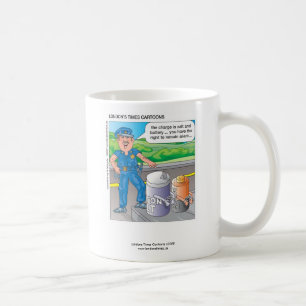 Polisen Humor Våldtäkt och misshandel Rolig kaffem Kaffemugg