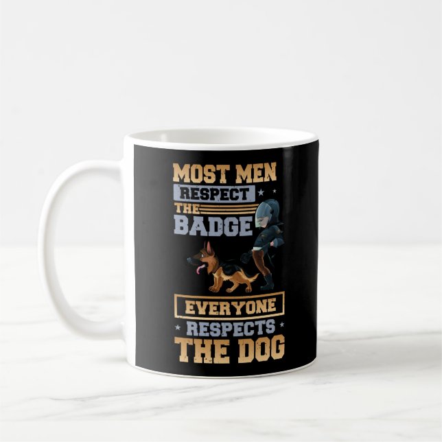 Polisen i de flesta Manar respekterar alla märken Kaffemugg (Vänster)