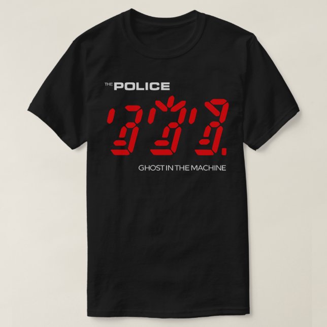 Polisen i Maskin T Shirt (Design framsida)