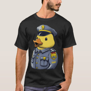 Polisen i Rubber Anka Costume Cute Duckie T Shirt