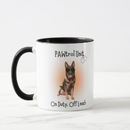 Polisen K9 Mugg Coffee Funny Pawtrol Unit