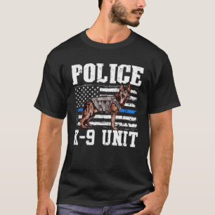 Polisen K9 Unit German Shepherd Police Hund Americ T Shirt