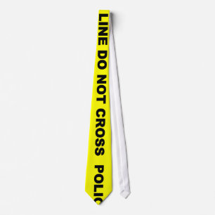 Polisen Line korsar inte tejpar tien Slips