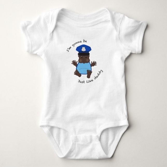 Polisen pappa t-shirt (Framsida)