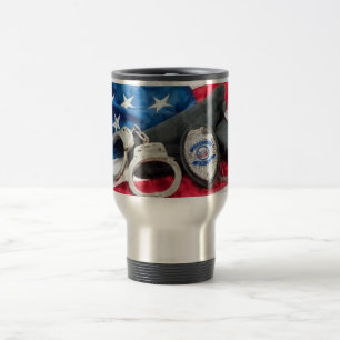 POLISEN "SKYDDAR OCH TJÄNAR SOM" TRAVEL MUG RESEMUGG