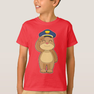 Polisen vid Bear Cop T Shirt