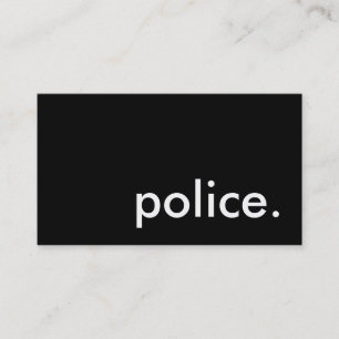 polisen. visitkort