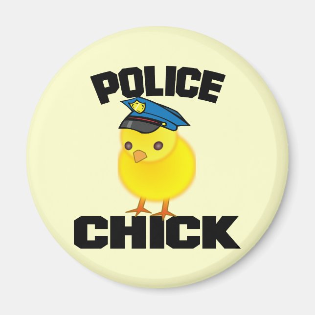 Polisen Woman Magnet (Framsidan)