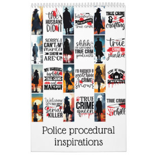 Polisens förfarandemässiga inspiration kalender
