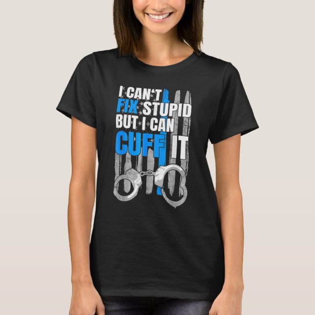 Polisens handfängsel Tillsatta lagar 1 T Shirt (Framsida)
