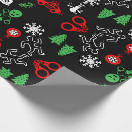 Polisens juldekoration presentpapper