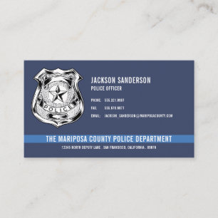 Polisens logotyp visitkort