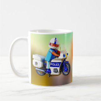 Polisens motorcykel Mugg