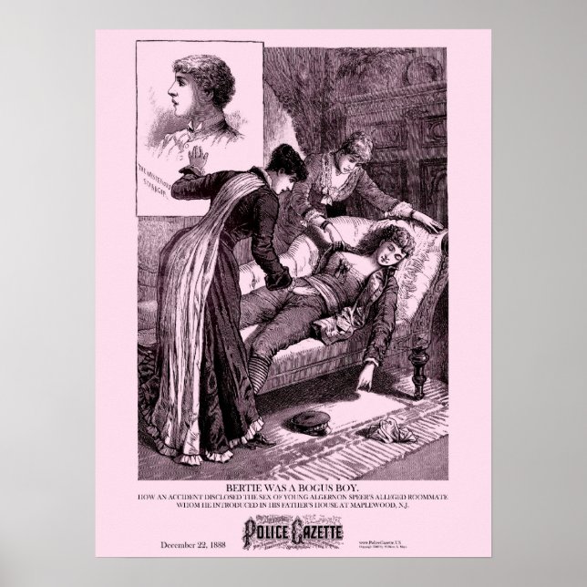 Polisens tidskrift poster Bertie (Framsidan)