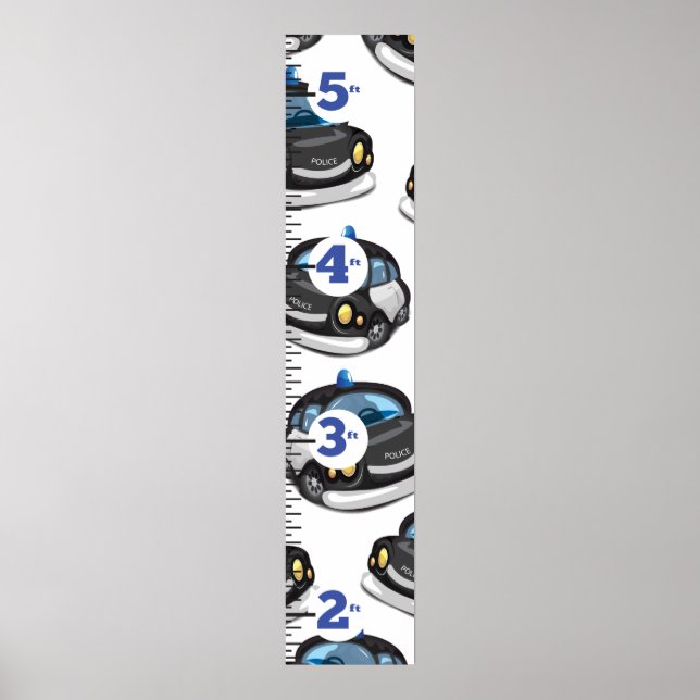 Polisens tillväxtdiagram poster (Framsidan)