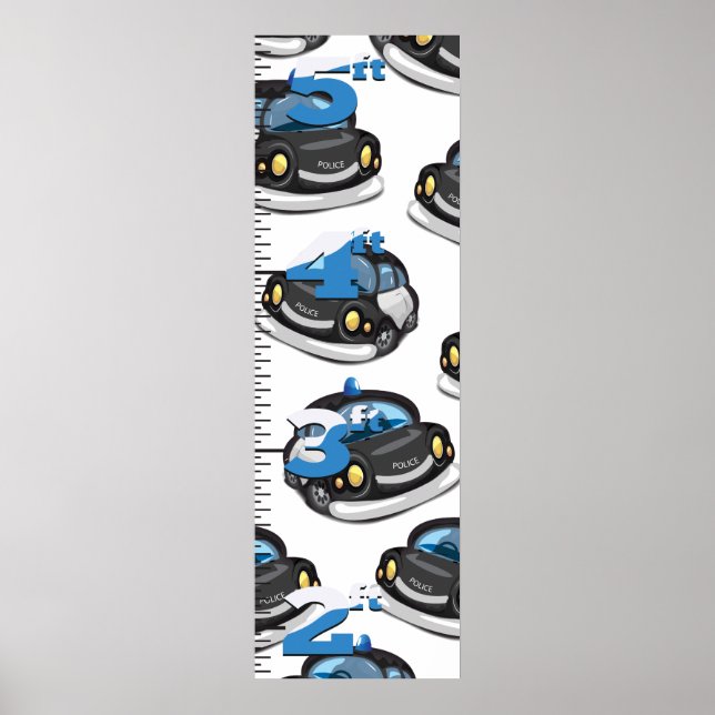 Polisens tillväxtdiagram poster (Framsidan)