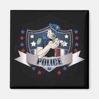 Polisens Vapensköld Magnet