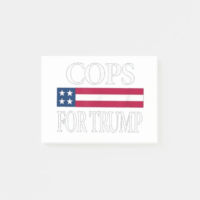 poliser för trump post-it block (Framsida)