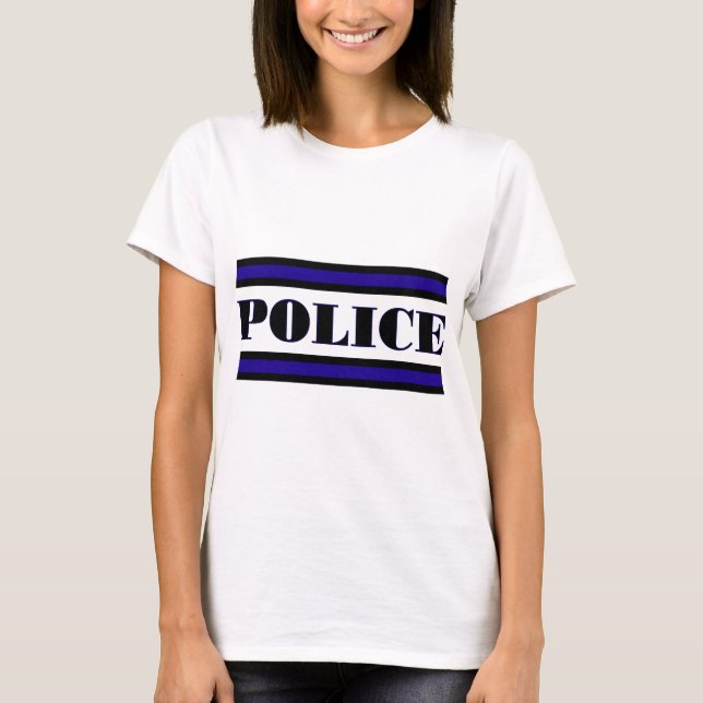 Polisfamilj T-shirt (Framsida)
