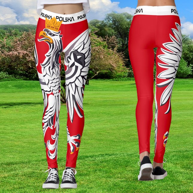 Polish Eagle Leggings, Poland sports, flag, Polska Leggings (Skapare uppladdad)
