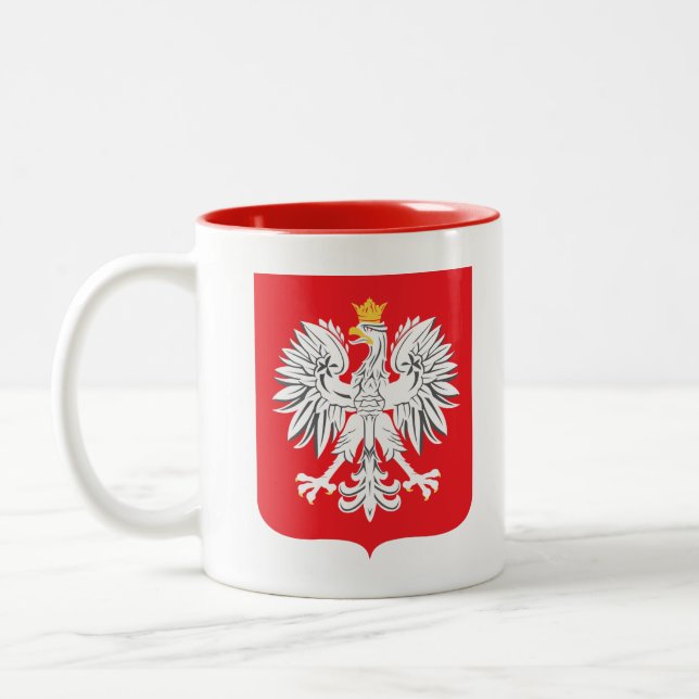 Polish-Eagle Två-Tonad Mugg (Vänster)
