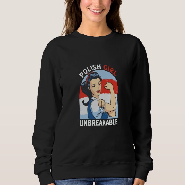 Polish Girl unbreakable Poland  3 T Shirt (Framsida)