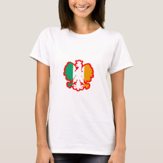 POLISH-/IRISHFLAGGA TEE SHIRT