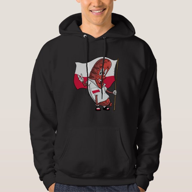 Polish pork roast sausage hoodie (Framsida)