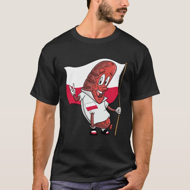 Polish pork roast sausage t shirt (Framsida)