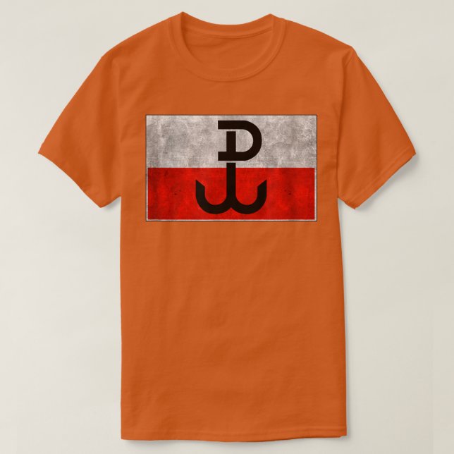 Polish Resistance PW Armia Krajowa Poland Pride An T Shirt (Design framsida)
