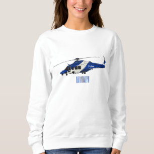 Polishelikopter serieillustration t shirt