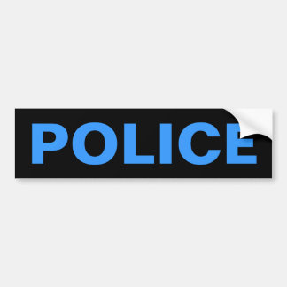 POLISIÄR blåttlogotypEmblem Bildekal
