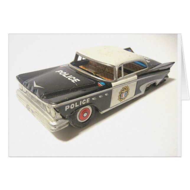 Poliskort Hälsningskort (Framsidan Horizontal)