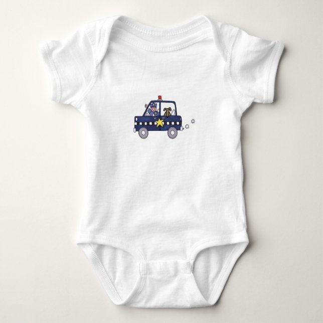 Poliskort Tee Shirt (Framsida)