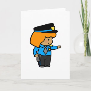 Poliskvinna Kort
