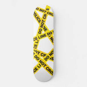 Polislinje - inte kor mini skateboard bräda 18,5 cm