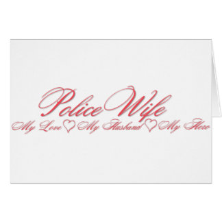 Polismakehjälte Hälsningskort