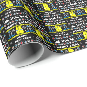 polisman ful julafton sweater presentpapper
