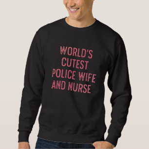 Polisman Nurse Life Rn Mamma 24 Lång Ärmad Tröja