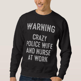 Polisman Nurse Life Rn Mamma 28 Lång Ärmad Tröja