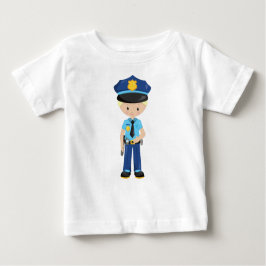 Polisman, Poliskonstapel, Blondt Hår T Shirt