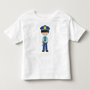 Polisman, polisman, polis, polis, polis, brun luft t shirt